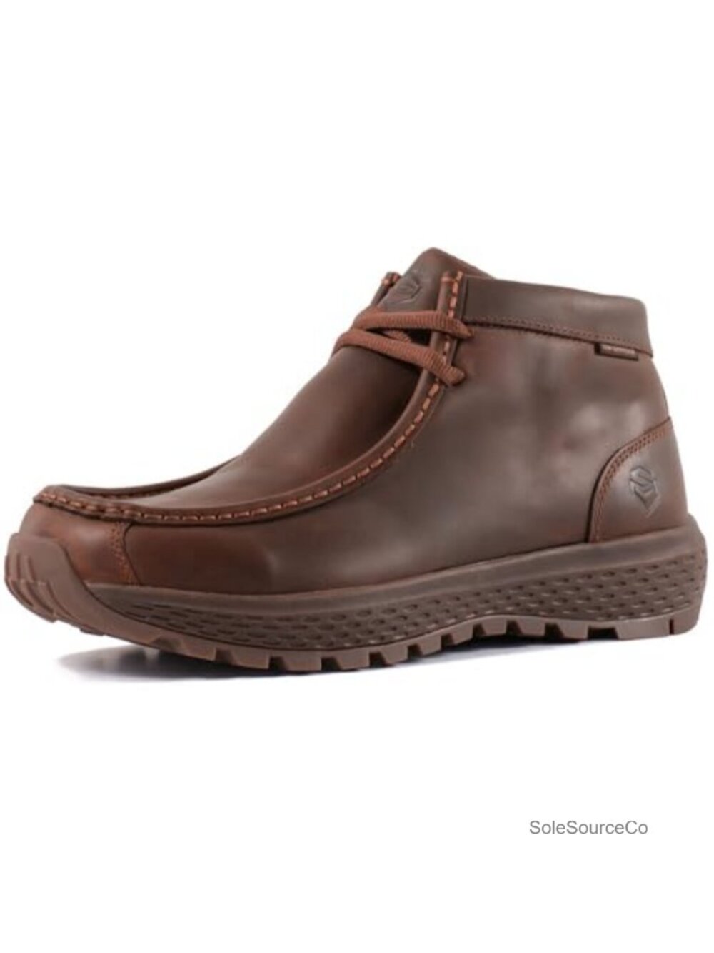 Men's Leather Chukka Boots Slip Resistant Work Shoes Lightweight